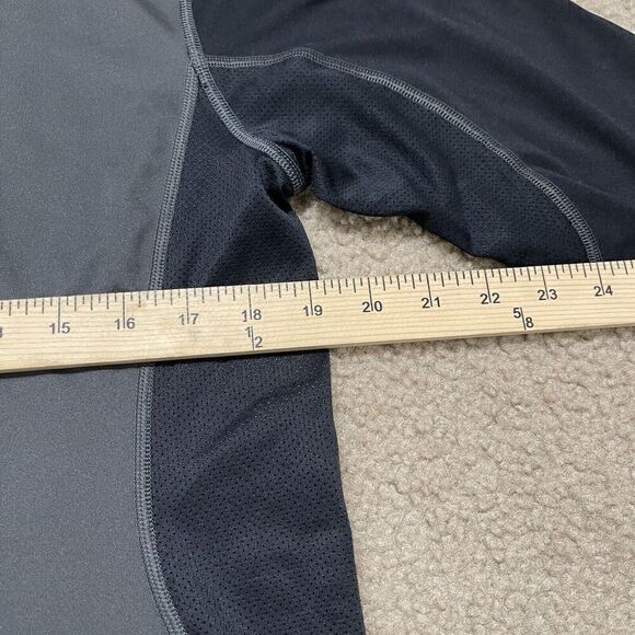 Nike Pro Combat DRI-FIT Ken Griffey Jr Swingman Raglan Large Gray Black Fitted - Picture 10 of 10